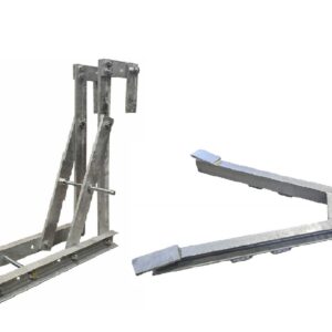 Bracket for underwater pumps