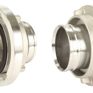 Couplings with grommet for clamping ring