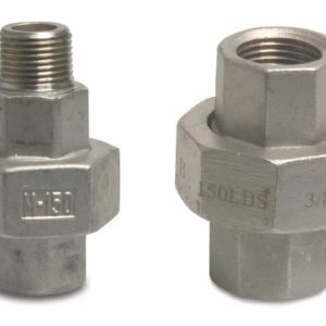 Screw connection flat stainless steel