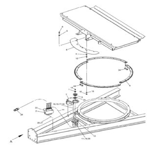 Hydraulic swivel aid