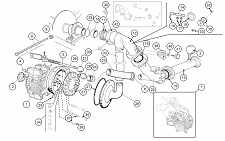 WATER INLET AND TURBINE FBT 40-43